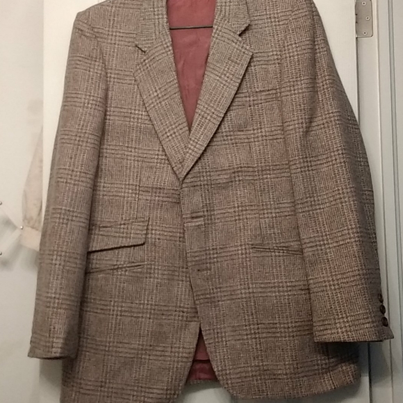 Saxon Hawk Other - Vintage Men's Wool Blazer